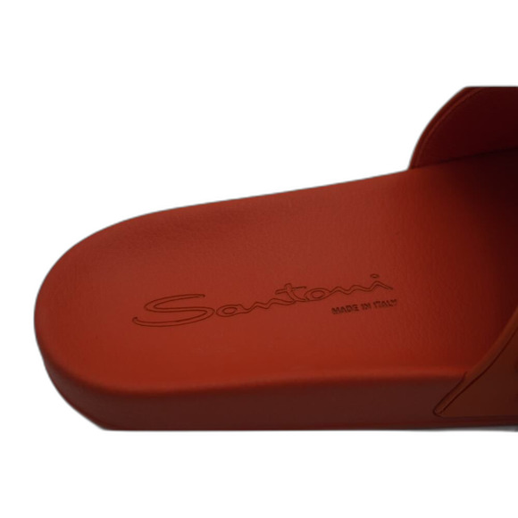 New Men Santoni debossed-logo slides with embossed logo. comfort/stylish size 8. - Picture 6 of 6